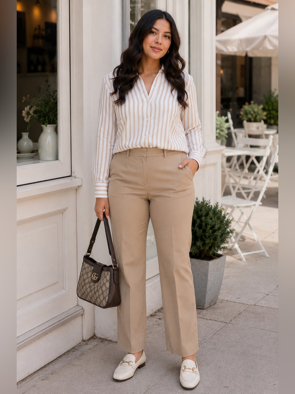ANN TAYLOR TAN Career |  Casual Pants 16